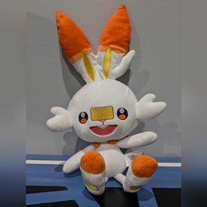 Wicked Cool Toys Pokemon Scorbunny Plush Toy Stuffed Animal Doll Anime 15”